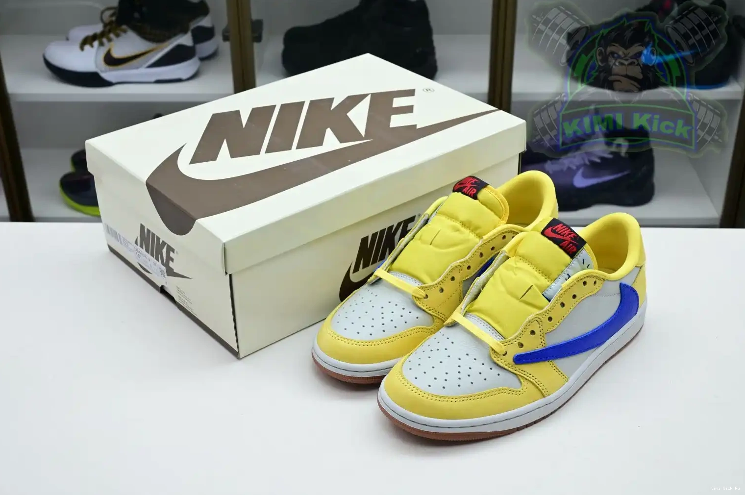 Canary 1Low Travis x Kimikick Scott Jordan Jordan Air 0717